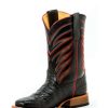 Cowboy Boots * | Limited Edition Anderson Bean Boot Company Kids' Black Caiman Print