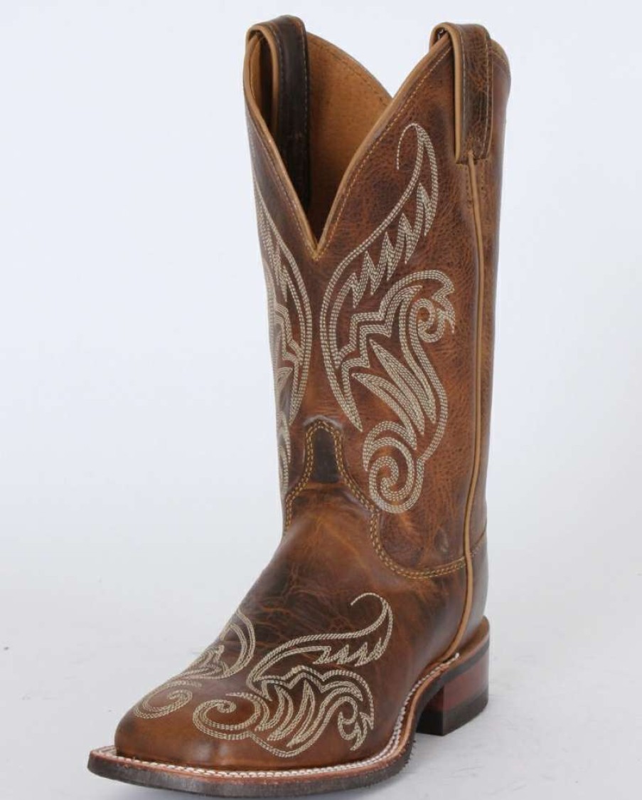 Cowboy Boots * | Unique Justin Bent Rail Ladies' Tan Damiana 11 Boots