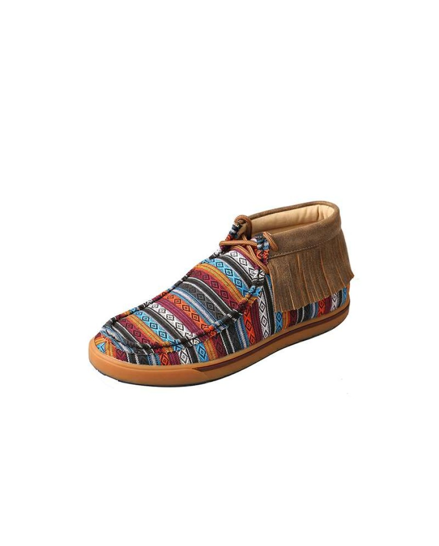 Cowboy Boots * | Unique Twisted X Ladies' Serape Fringe Moc