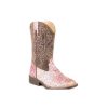 Cowboy Boots * | Fashion Roper Girls' Glitter Aztec Boot