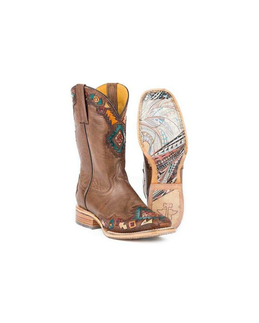 Cowboy Boots * | Bargain Sale Tin Haul Ladies' Sunka Wakan Boot