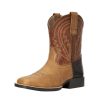 Cowboy Boots * | New Arrivals Ariat Kids' Lil Hoss Cottage Brown Boot