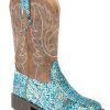 Cowboy Boots * | Crazy Deals Roper Girls' Glitter Aztec Boot