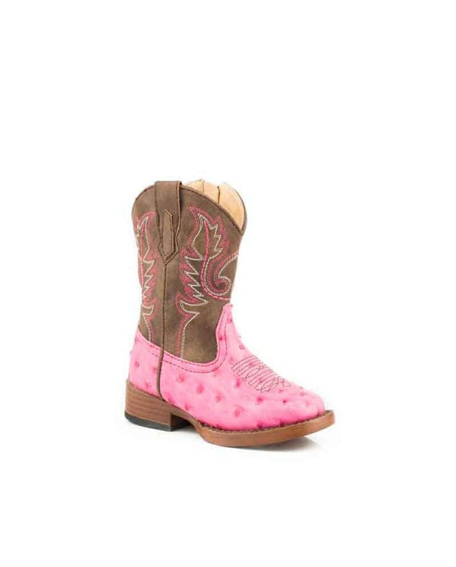 Cowboy Boots * | Limited Edition Roper Kids' Infant Annabelle Pink Boots