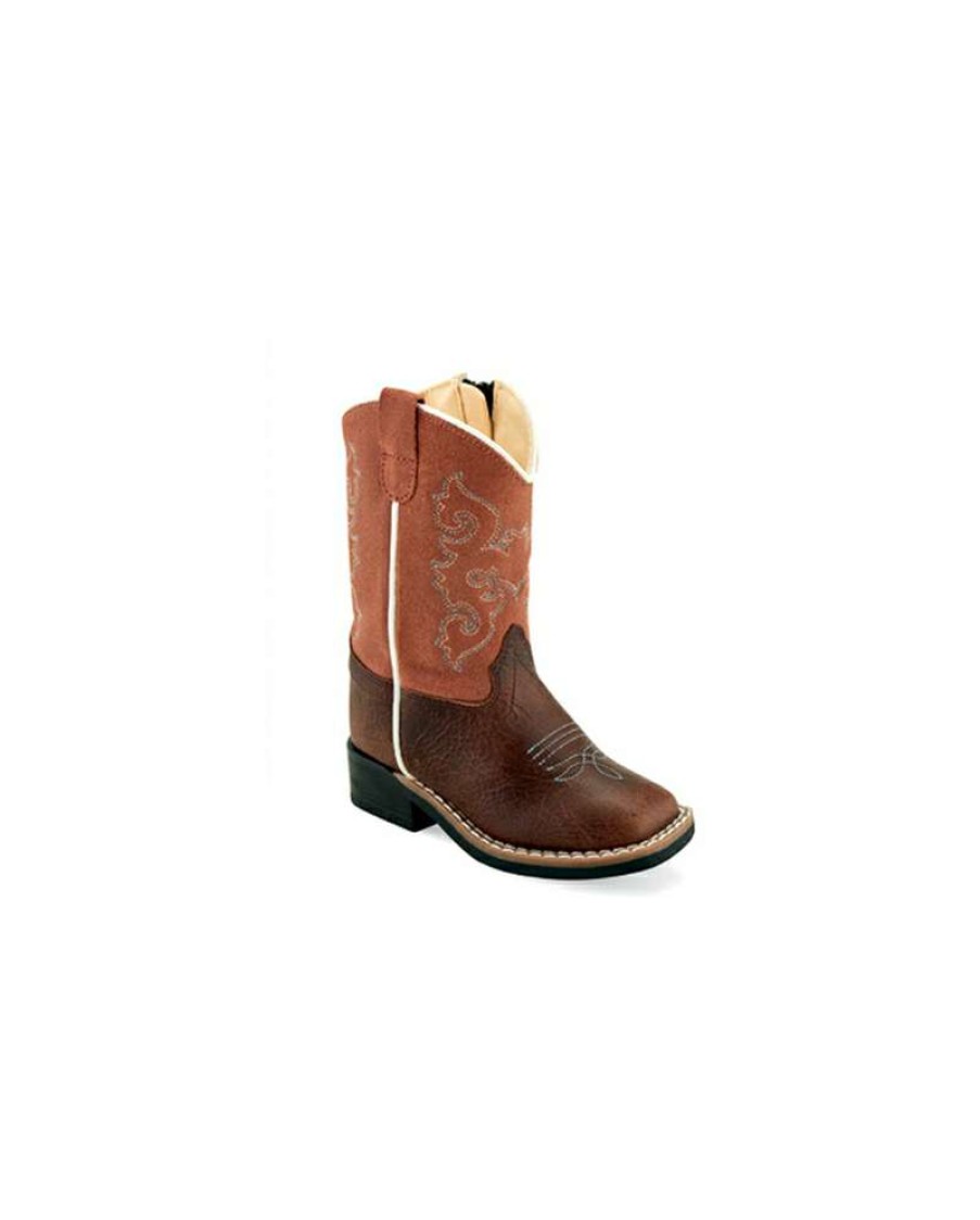 Cowboy Boots * | Fashion Old West Boys' Toddler Square Toe Boot