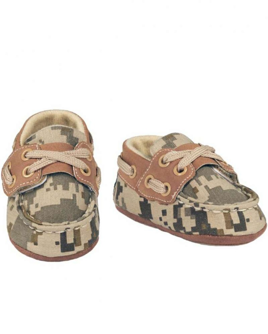 Cowboy Boots * | Fashion Double Barrel Boots Boys' Baby Bucker Digi Camo Mocs