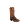 Cowboy Boots * | Bargain Sale Old West Kids' Broad Square Toe Brown Boot