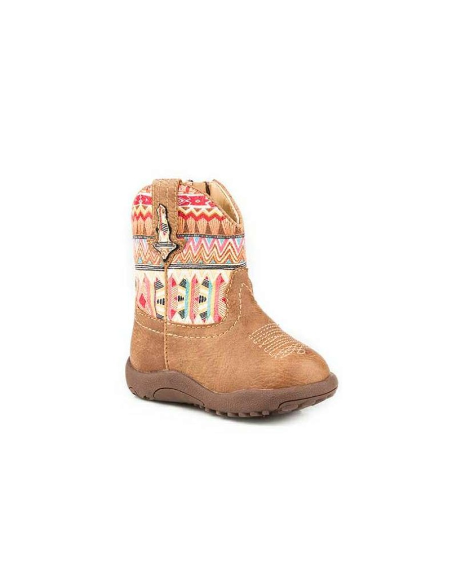 Cowboy Boots * | 100% Guarantee Roper Girls' Cowbaby Azteca Boot