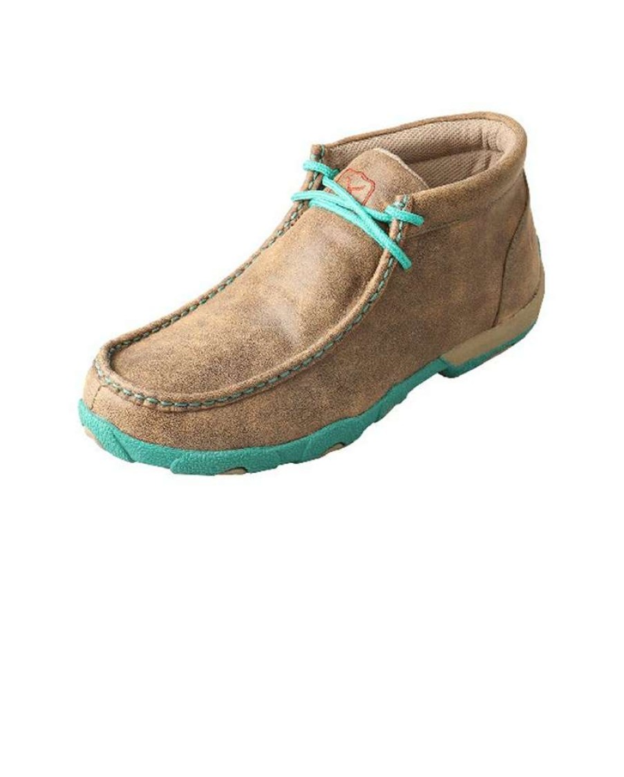 Cowboy Boots * | Cheap Online Twisted X Ladies' Turquoise Driving Moc