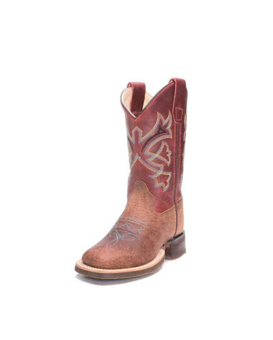 Cowboy Boots * | Fashion Old West Kids' Broad Square Toe Boot