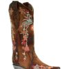 Cowboy Boots * | Unique Corral Boots Ladies' Lamb Flaral Embroidery