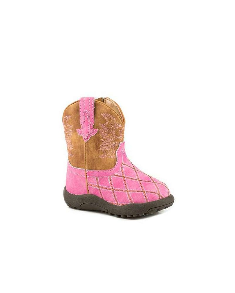 Cowboy Boots * | Bargain Sale Roper Girls' Cowbaby Cross Cut