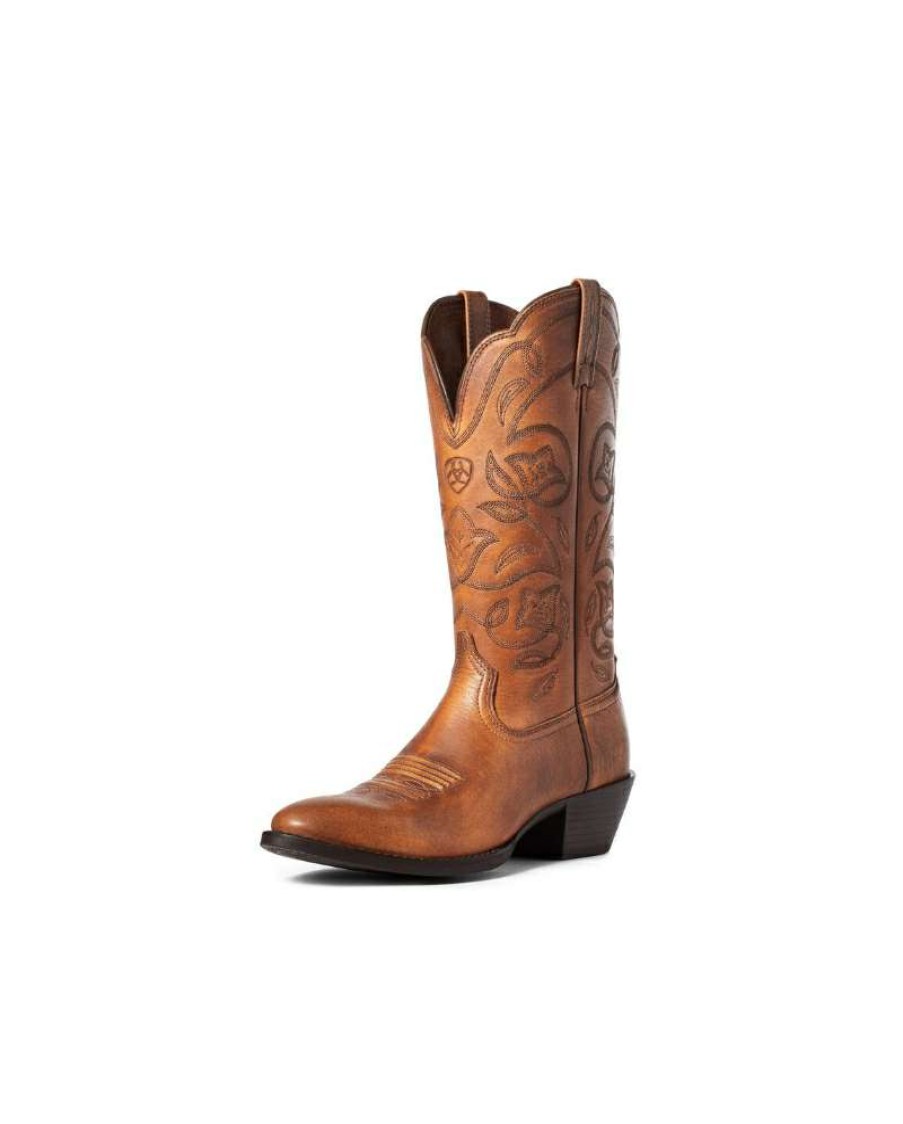 Workwear * | Crazy Deals Ariat Ladies' Heritage Western R Toe Boot