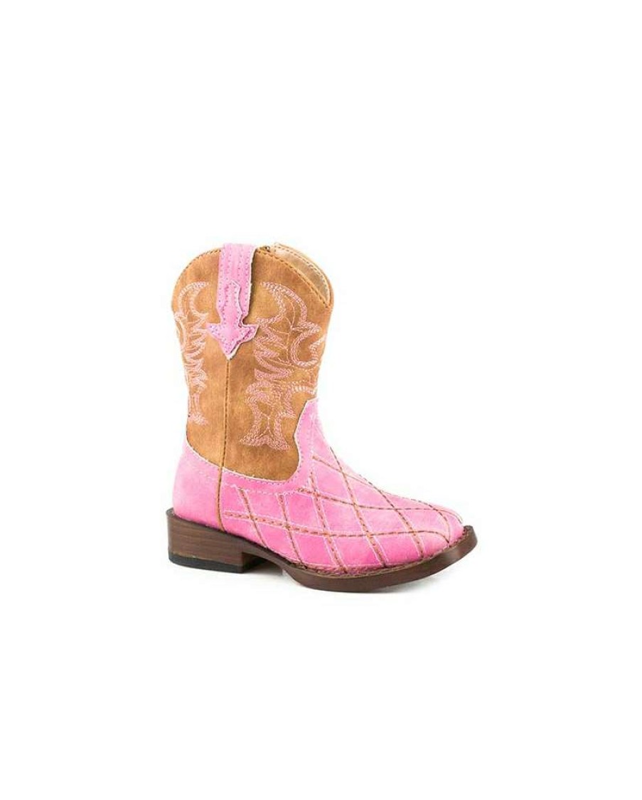 Cowboy Boots * | Opening Sales Roper Girls' Toddler Cross Cut Boot