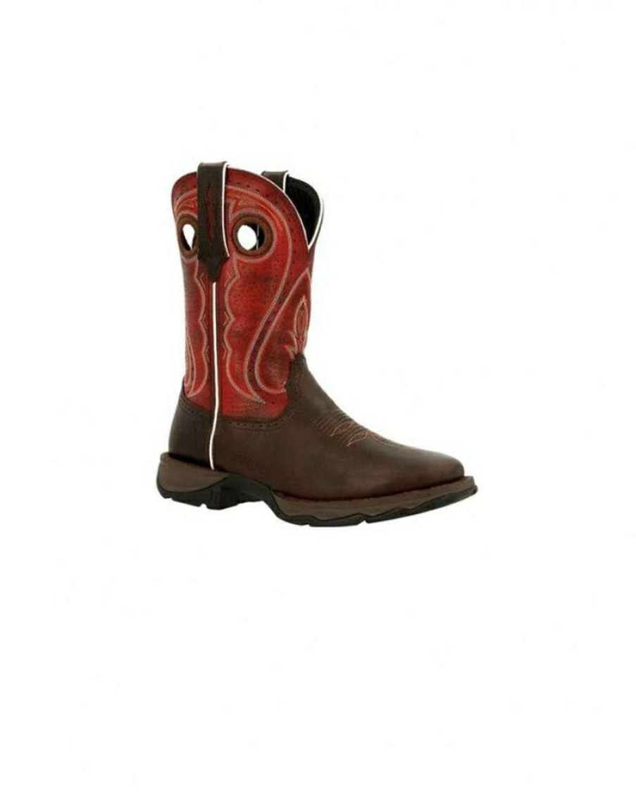 Cowboy Boots * | Discount Store Durango Ladies' Rebel Chestnut Crimson Boot