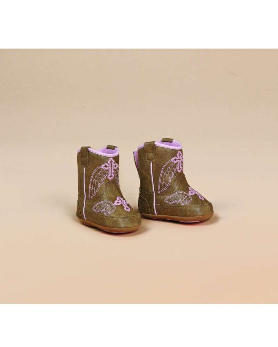 Cowboy Boots * | Limited Edition Baby Buckers Infant Gracie Booties