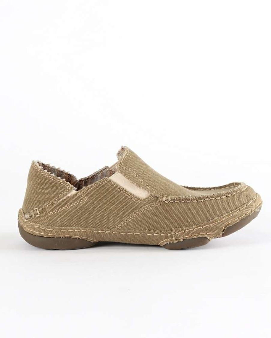 Cowboy Boots * | Exclusive Design Tony Lama Ladies' 3R Casual Canvas Slip-On