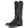 Cowboy Boots * | Crazy Deals Ariat Ladies' Primetime Tru Black Square Toe