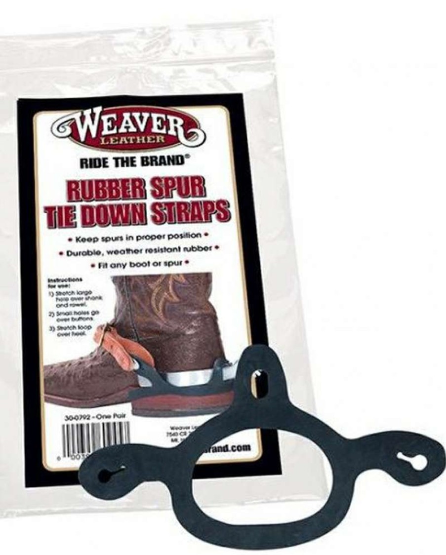 Cowboy Boots * | Unique Weaver Leather Rubber Spur Tie Down Straps