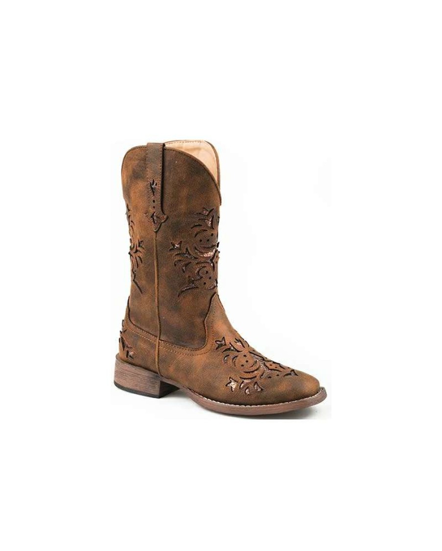 Cowboy Boots * | Bargain Sale Roper Ladies' Copper Inlay Boot