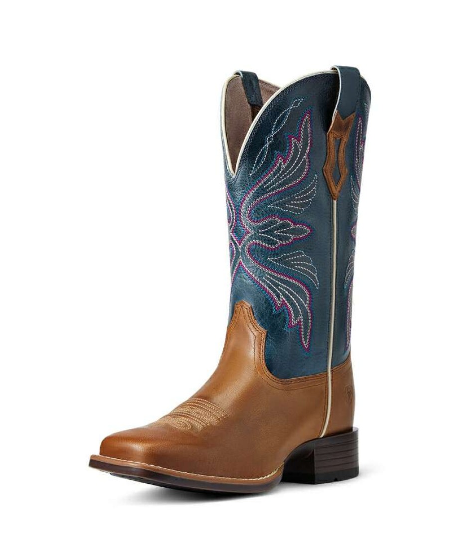 Cowboy Boots * | Online Store Ariat Ladies' Edgewood Almond Buff