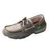 Cowboy Boots * | Unique Twisted X Kids' Boat Shoe Driving Moc Grey & Light Grey