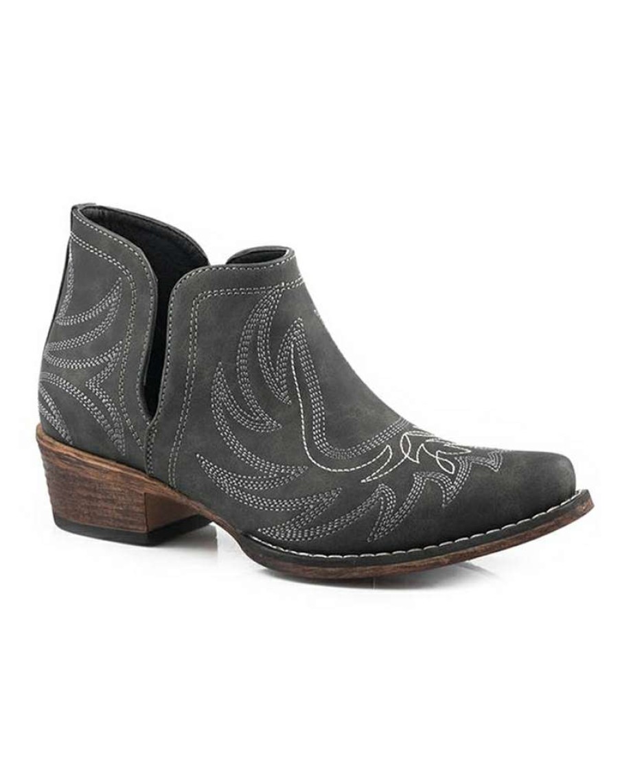 Cowboy Boots * | Cheap Online Roper Ladies' Ava Shorty Snip Toe Boot