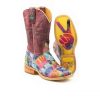 Cowboy Boots * | New Arrivals Tin Haul Ladies' Trippy Chick Peace Boots