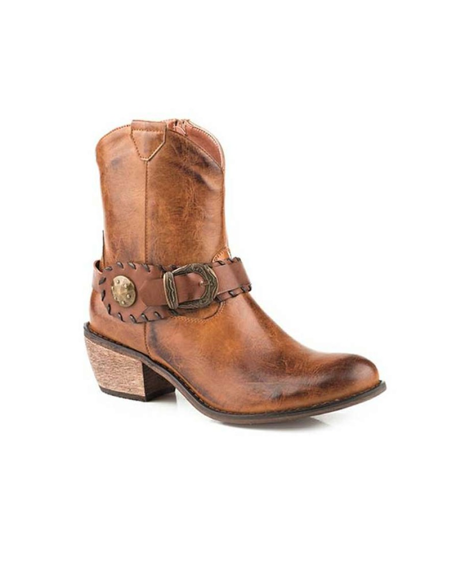 Cowboy Boots * | Special Roper Ladies' Mae Shorty With Belt