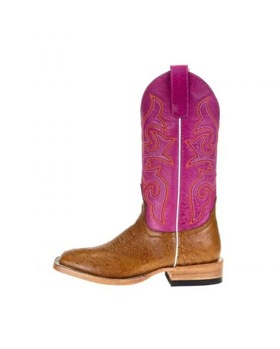 Cowboy Boots * | 100% Guarantee Miss Macie Ladies' Top Hand Smooth Ostrich