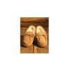 Cowboy Boots * | Cut Price Old Friend Ladies' Sheepskin & Suede Slippers Loafer