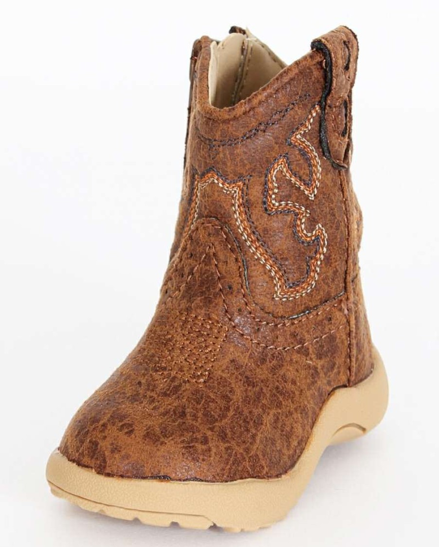 Cowboy Boots * | Fashion Roper Boys' Distressed Western Boots Infant