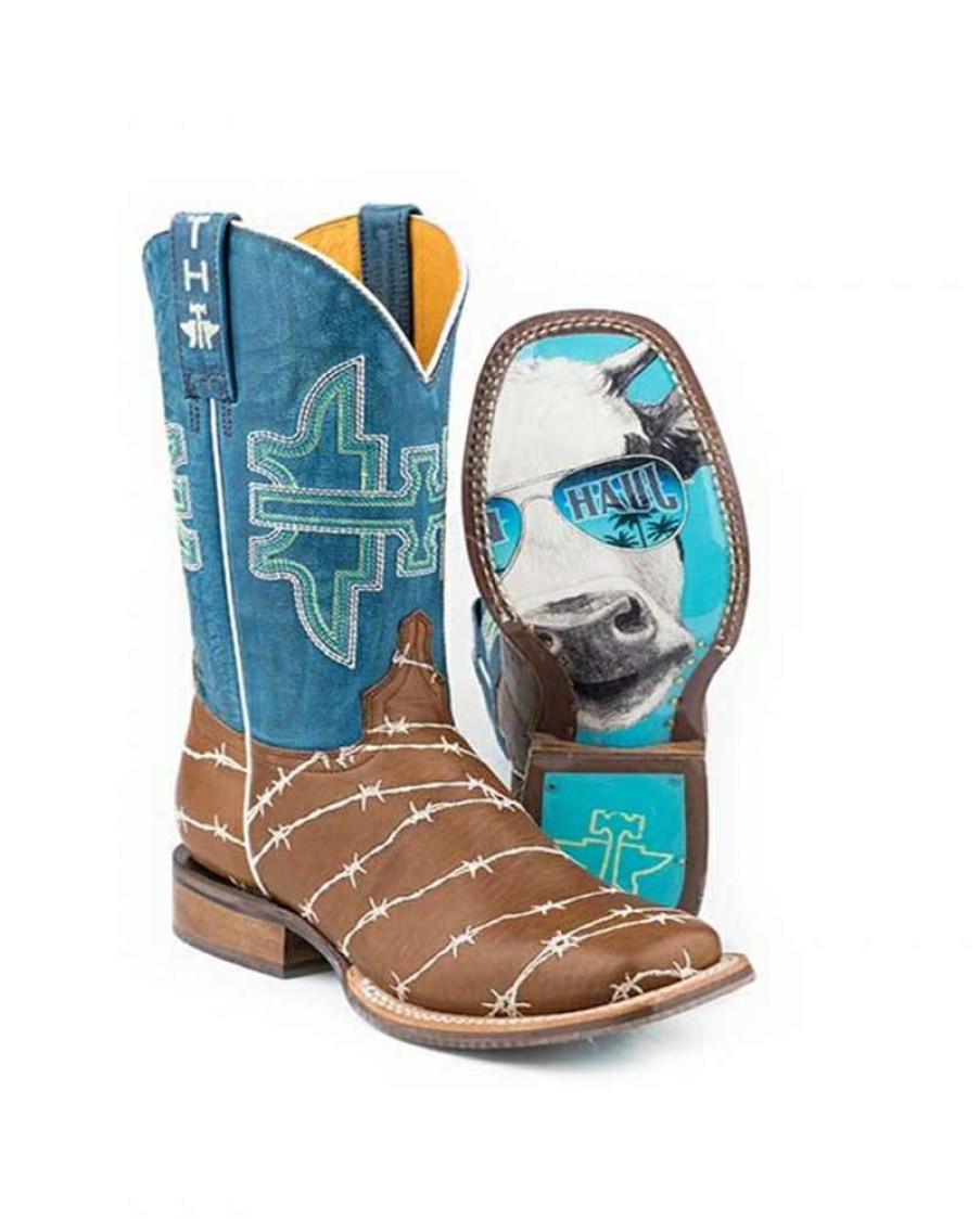 Cowboy Boots * | 100% Guarantee Tin Haul Ladies' Deja Moo Boots