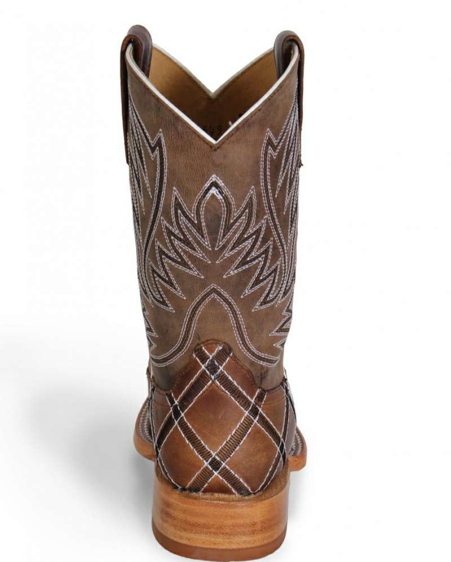 Cowboy Boots * | Limited Edition Anderson Bean Kids' Hp Moka Sabotage Square Toe Boots