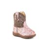 Cowboy Boots * | Unique Roper Girls' Cowbaby Glitter Aztec Boot