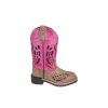 Cowboy Boots * | Bargain Sale Smoky Mountain Boots Girls' Trixie Distressed Brown/Pink