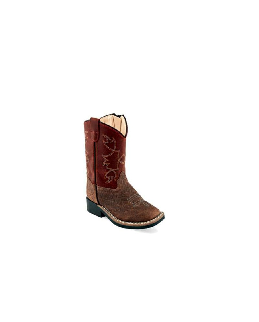 Cowboy Boots * | Opening Sales Old West Boys' Toddler Square Toe Boot