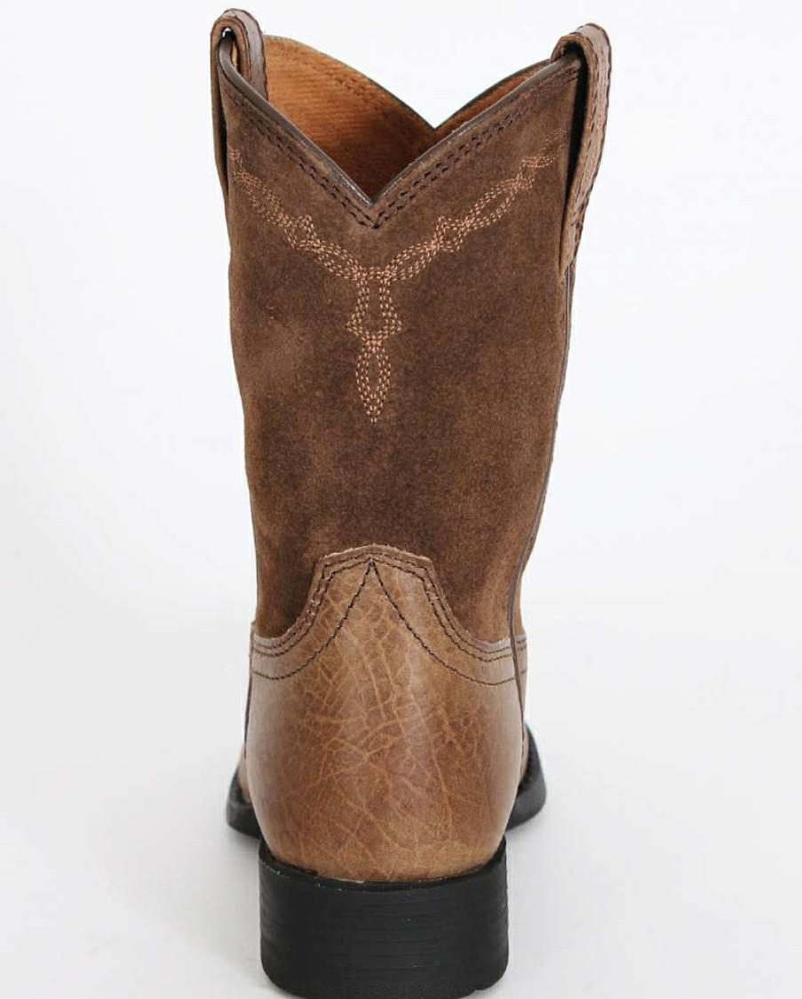 Cowboy Boots * | Latest Ariat Kids' Heritage Roper Earth Tan Boots Child