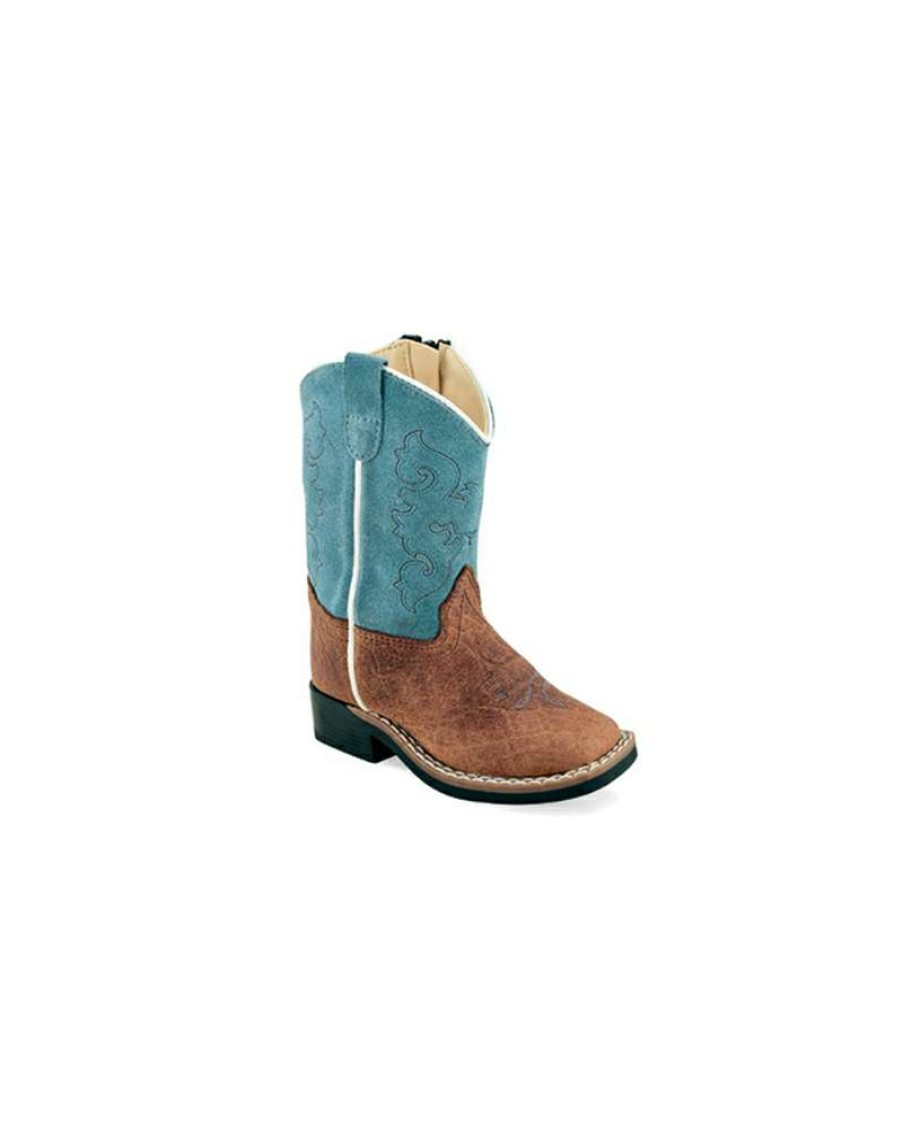 Cowboy Boots * | New Arrivals Old West Girls' Toddler Square Toe Boot