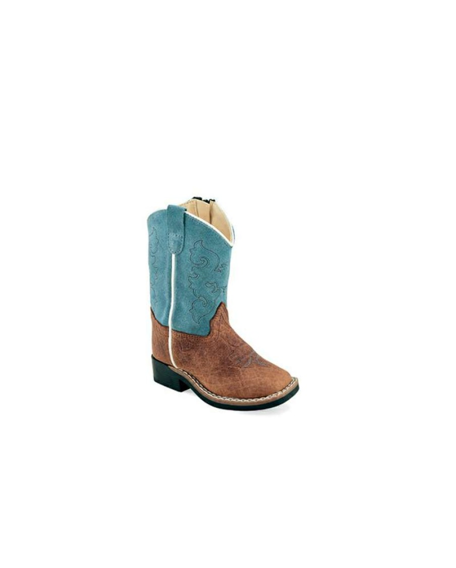 Cowboy Boots * | New Arrivals Old West Girls' Toddler Square Toe Boot