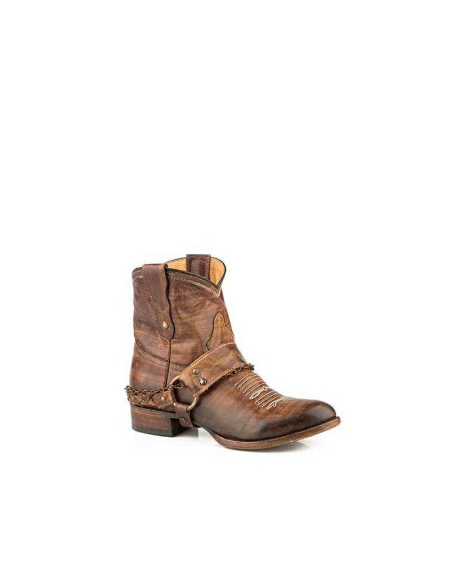 Cowboy Boots * | New Arrivals Roper Ladies' Harnessed Shorrtie Boots