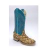 Cowboy Boots * | Online Store Miss Macie Ladies' Top Hand Big Bass Turquoise