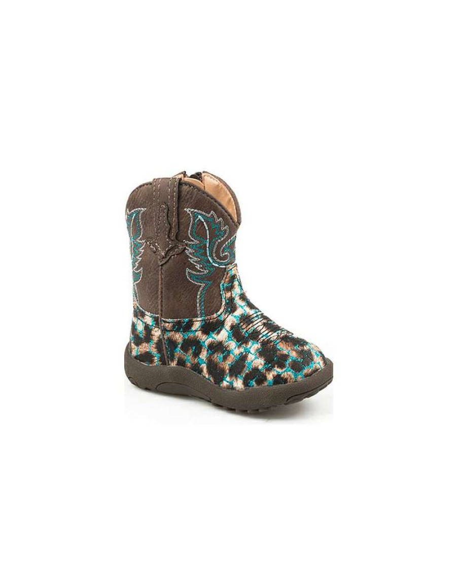 Cowboy Boots * | Fashion Roper Infant Leopard Cowbabies