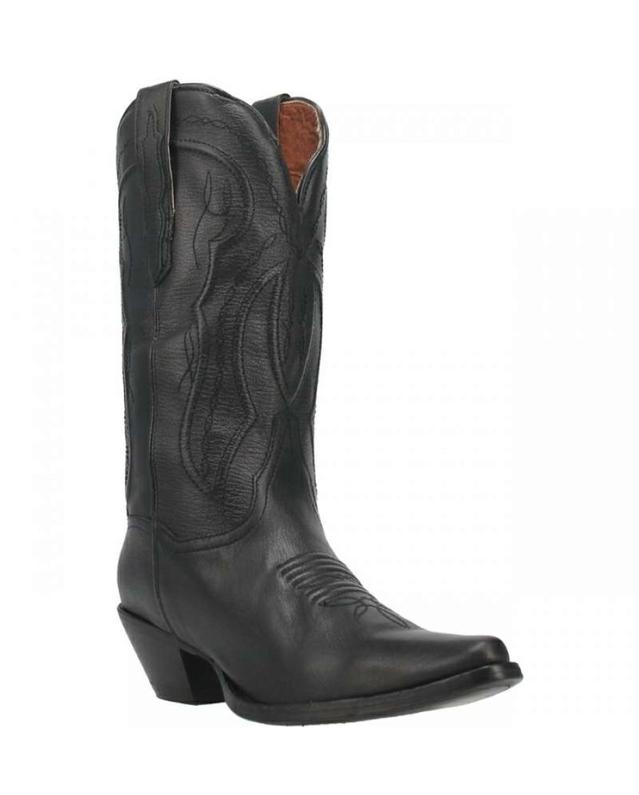 Cowboy Boots * | Online Store Dan Post Black Snip Toe Boot