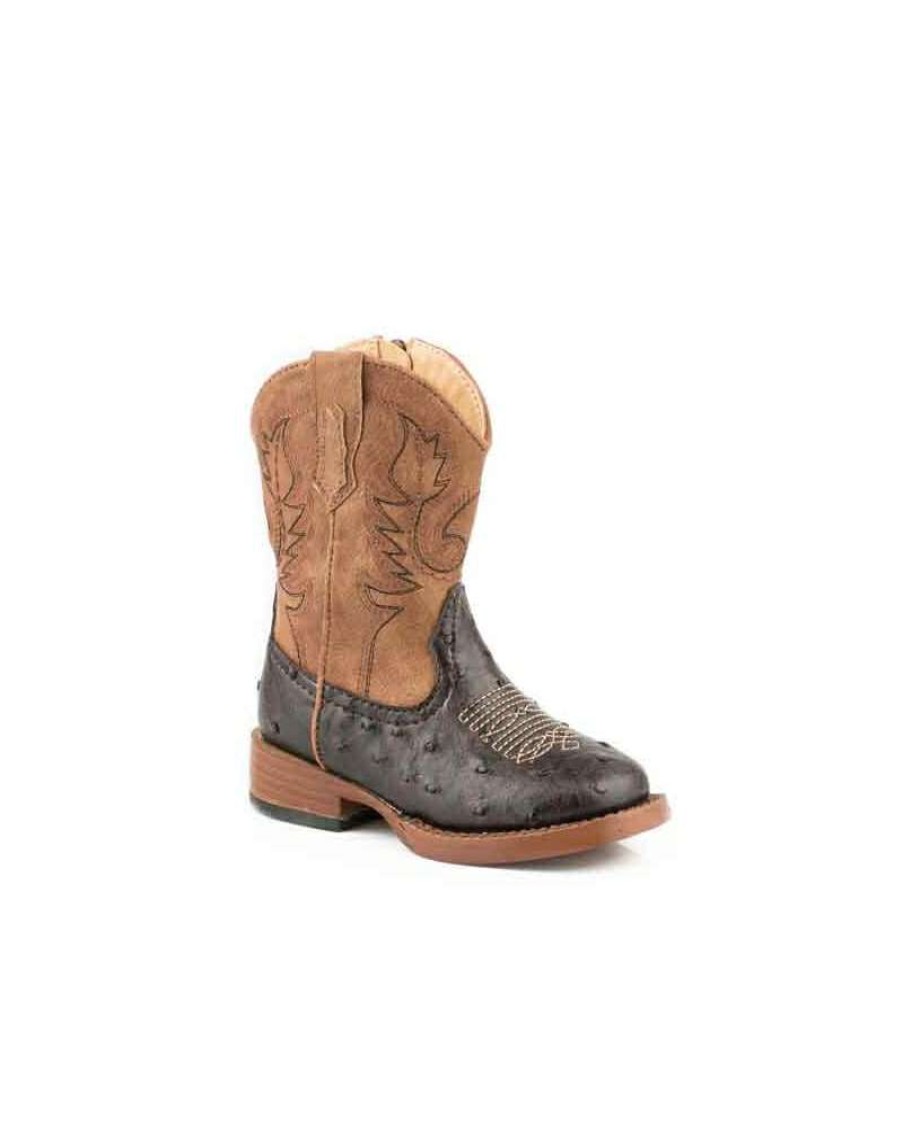 Cowboy Boots * | Special Roper Kids' Infant Ostrich Cowboy Cool Boots