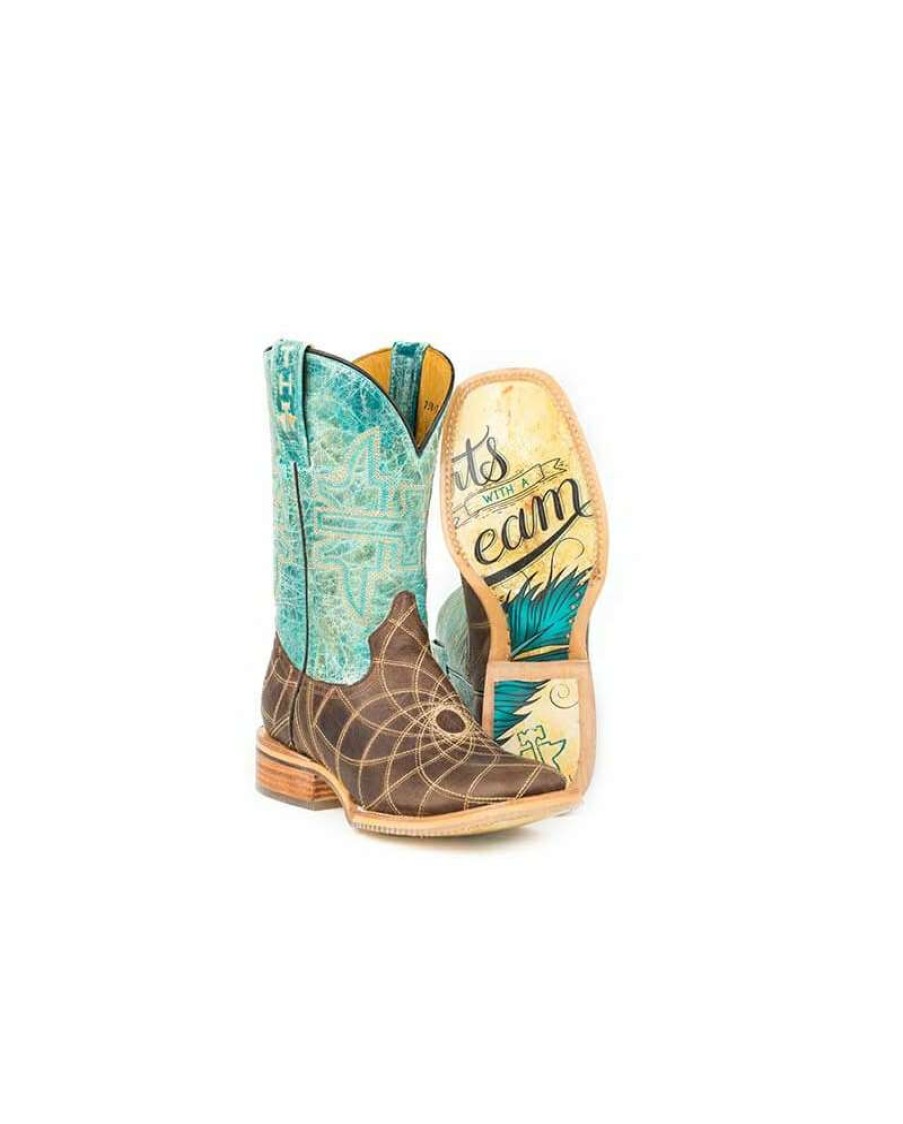 Cowboy Boots * | Unique Tin Haul Ladies' Dreamcatcher Boots