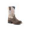 Cowboy Boots * | Opening Sales Roper Kids' Vintage Brown Square Toe