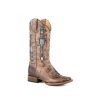 Cowboy Boots * | Bargain Sale Roper Ladies' Arrows Wide Square Toe Boots