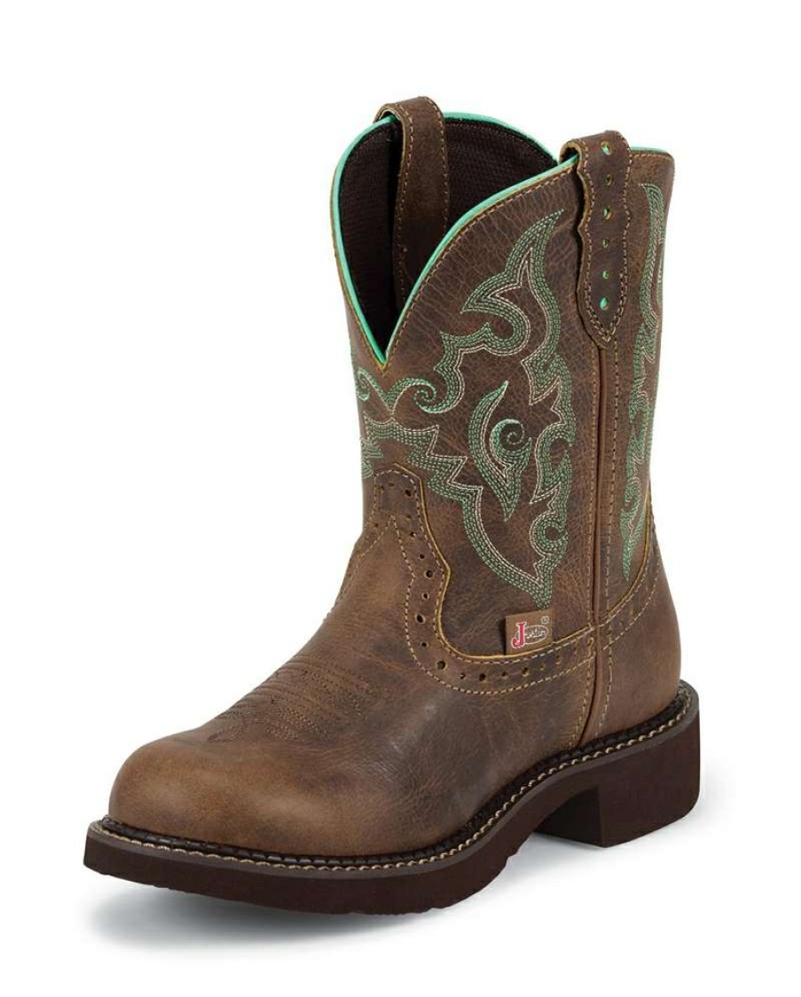 Cowboy Boots * | 100% Guarantee Justin Ladies' Gypsy Tan Jaguar 8 Boots