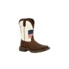 Cowboy Boots * | Reliable Quality Durango Kids' Youth Lil Rebel Distressed Flag